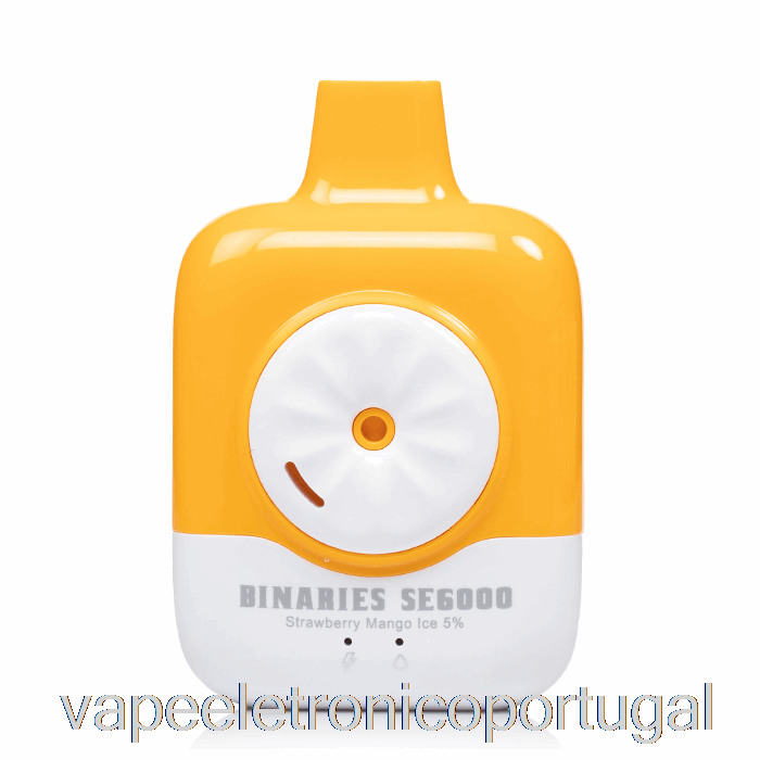 Vape Eletrônico Horizonte Binários Se6000 Descartável Morango Manga Gelo